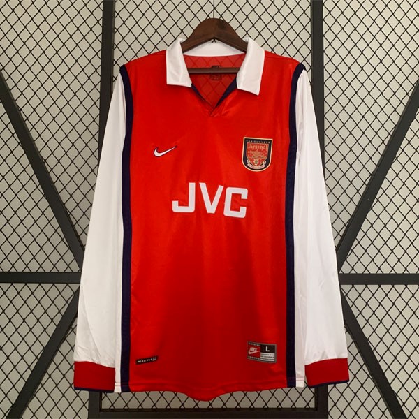 Tailandia Camiseta Arsenal Primera ML Retro 1998 1999